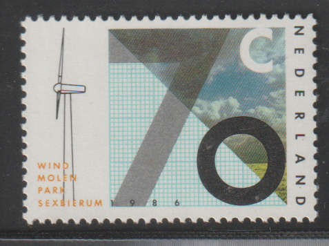 NETHERLANDS 1986 Wind Energy - Test Installation UMM SG 1479