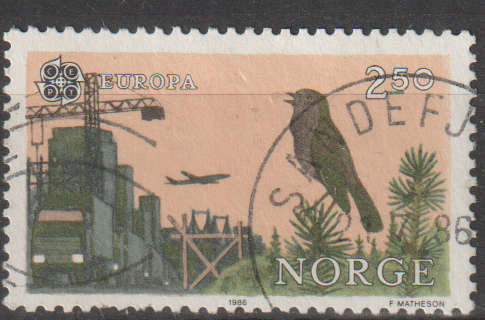 NORWAY 1986 EUROPA Stamps - Nature Conservation UNH SG 979