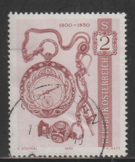 AUSTRIA 1970 Antique Watches UNH SG 1582