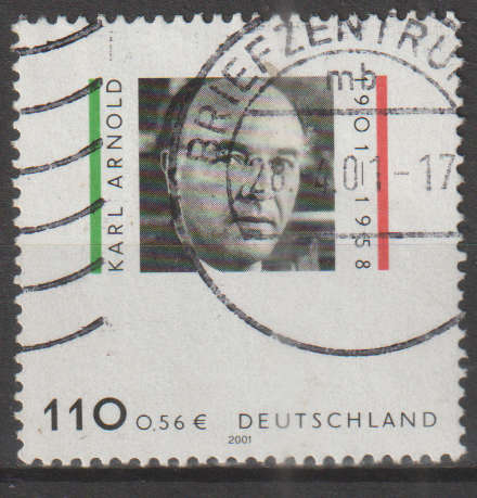 GERMANY 2001 The 100th Anniversary of the Birth of Karl Arnold ULH SG 3042
