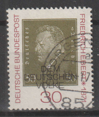 GERMANY  1971 The 100th Anniversary of the Birth of Friedrich Ebert ULH SG 1568