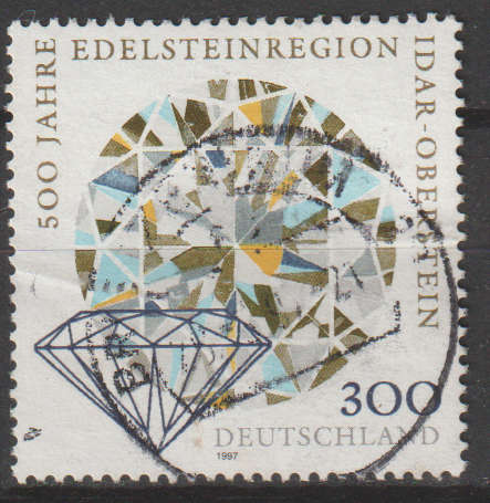 GERMANY 1997 The 500th Anniversary of Idar-Oberstein Gem-area ULH SG 2766