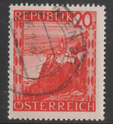 AUSTRIA 1947 Landscapes Stamps of 1945-1947 in New Colors UNH SG 1076