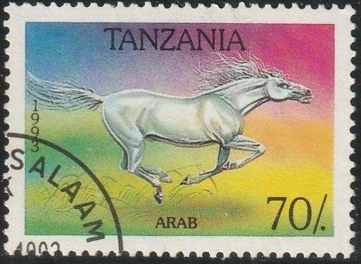 TANZANIA 1993 Horses VFU SG 1713