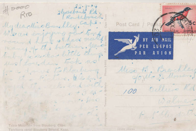 USED POST CARD SA