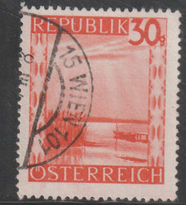 AUSTRIA 1947 Landscapes Stamps of 1945-1947 in New Colors UNH SG 1077
