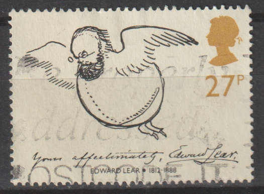 GB 1988 Nonsensical Drawings by Edward Lear UNH SG 1406