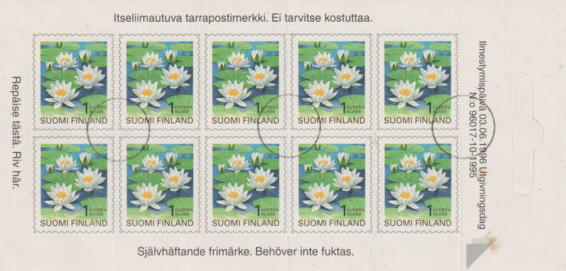FINLAND 1995 Flora - Oxeye Daisy CTO WITH CIRCLE? SG 1391