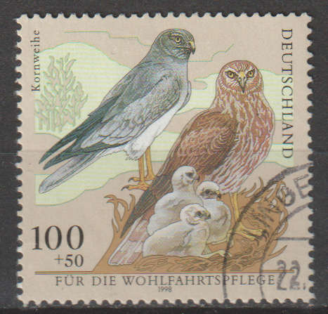 GERMANY 1998 Charity Stamps - Birds ULH SG 2870