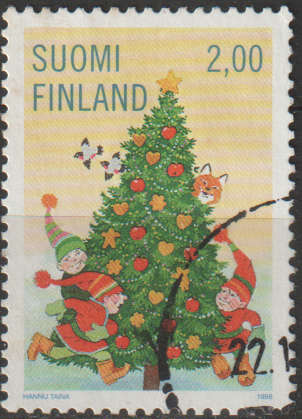 FINLAND 1998 Christmas stamps ULH SG 1537