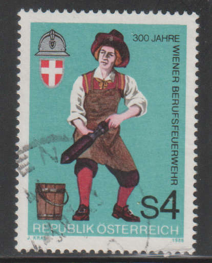 AUSTRIA 1986 The 300th Anniversary of the Vienna Fire Department UNH SG 2104