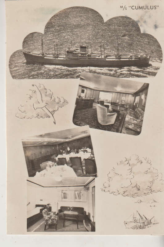 SHIPS OF THE WORLD POST CARDS MS CUMULUS