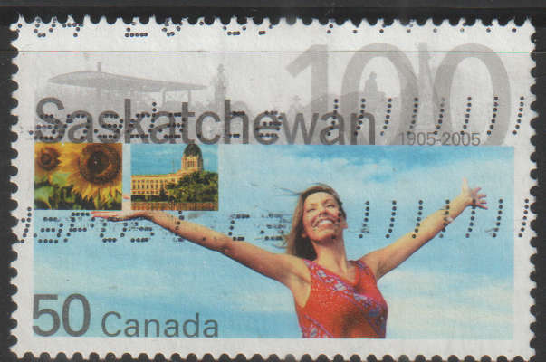 CANADA 2005 The 100th Anniversary of Saskatchewan ULH SG 2363