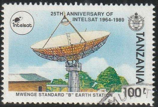 TANZANIA 1991 Satellite Telecommunications System INTELSAT, 1989 VFU SG 967