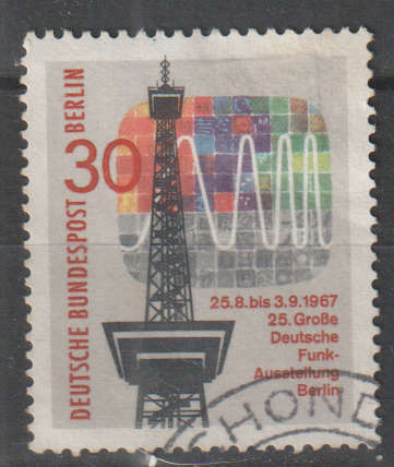 BERLIN 1967 The 25th German Radio- and Television Exhibition in Berlin ULH SG B303