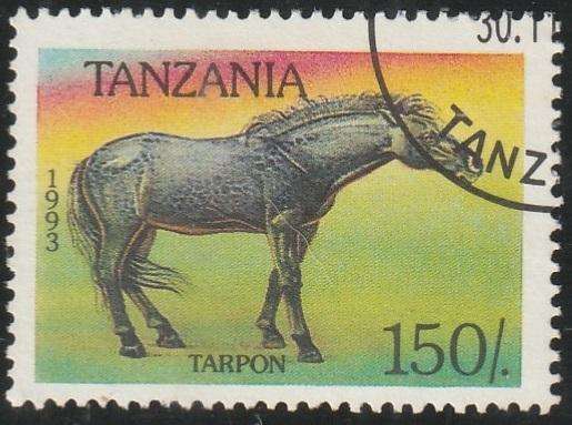 TANZANIA 1993 Horses VFU SG 1715