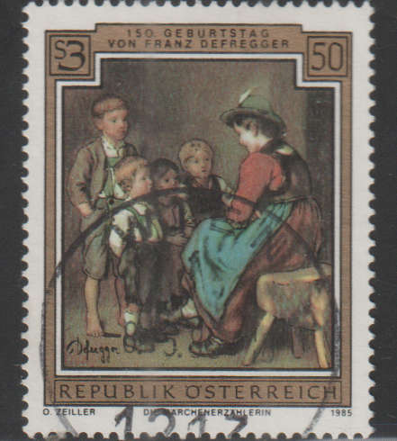 AUSTRIA 1985 The 150th Anniversary of Franz Defregger UNH SG 2049