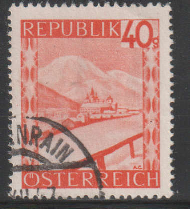 AUSTRIA 1947 Landscapes Stamps of 1945-1947 in New Colors UNH SG 1078