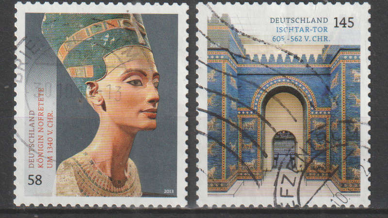 GERMANY 2013 Treasures of German Museums ULH SG 3817/8