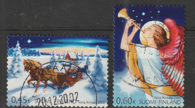 FINLAND 2002 Merry Christmas -ULH SG 1683/4