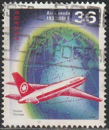 CANADA 1987 The 50th Anniversary of Air Canada ULH SG 1251