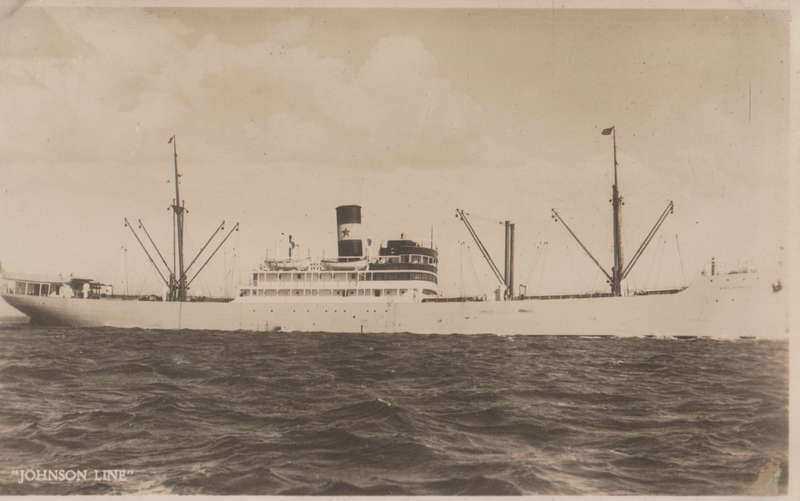 MINT REAL PHOTO POST CARD JOHNSON LINE