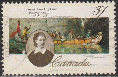 CANADA 1988 The 150th Anniversary of the Birth of Frances Anne Hopkins (Artist) ULH SG 1313