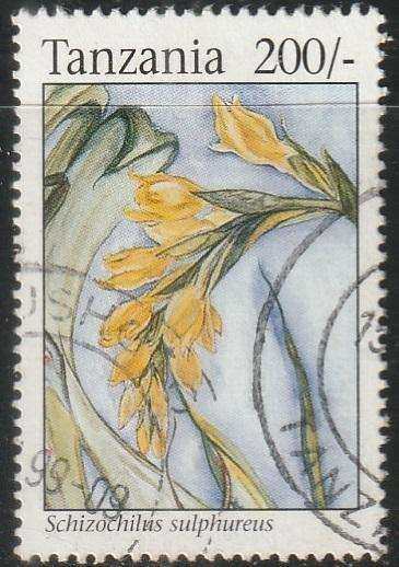 TANZANIA 1994 Orchids VFU SG 1910