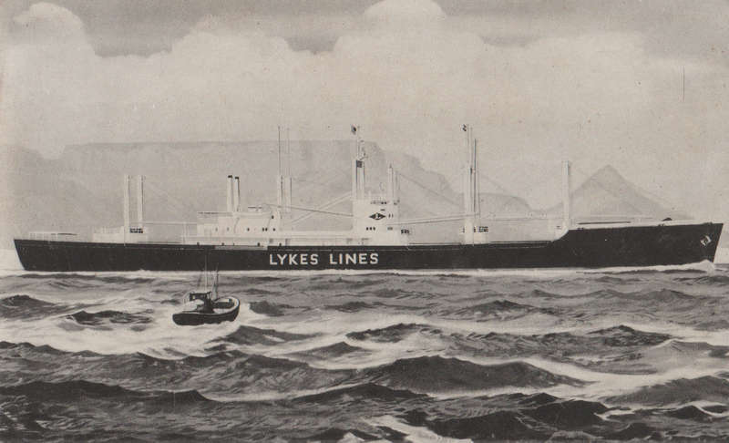 SHIPS OF THE WORLD POST CARDS LYKES LINES