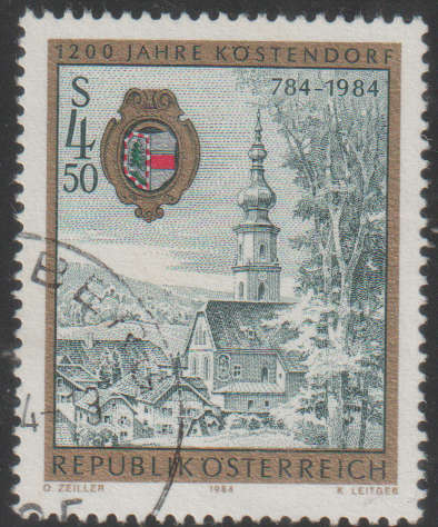 AUSTRIA 1984 The 1200th Anniversary of Köstendorf UNH SG 2013