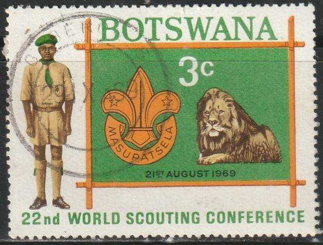 BOTSWANA 1969 The 22nd World Scout Conference, Helsinki ULH SG 253