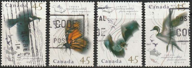 CANADA 1995 Migratory Wildlife ULH SG 1645-9