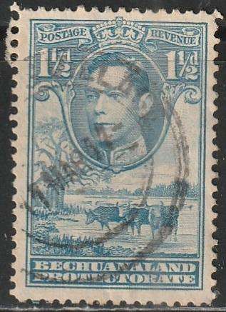 BECHUANALAND 1938 -1944 King George VI and Landscape ULH SG 120A