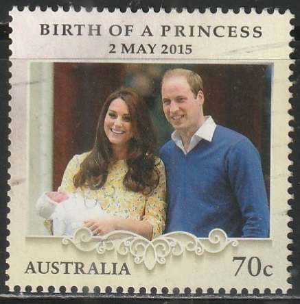AUSTRALIA 2015 Royal Baby - Princess Charlotte Elizabeth Diana of Cambridge ULH  SG 4417