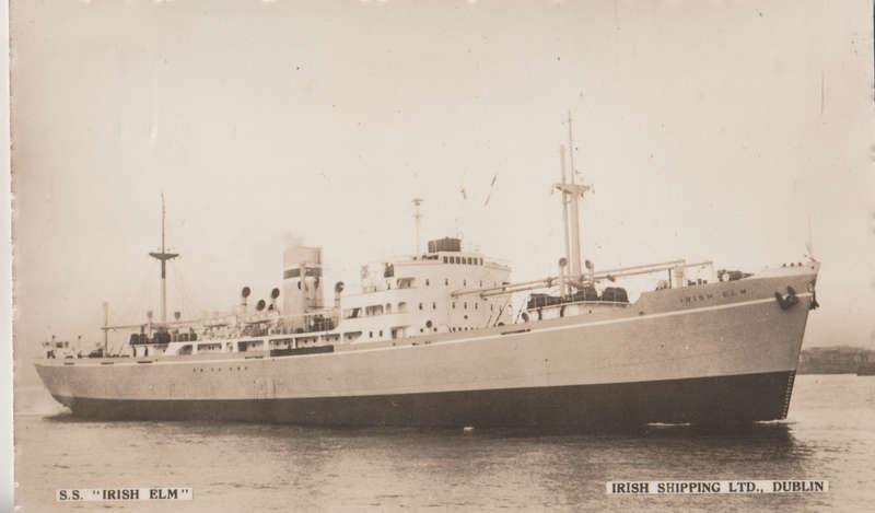 SHIPS OF THE WORLD POST CARDS SS IRISH ELM