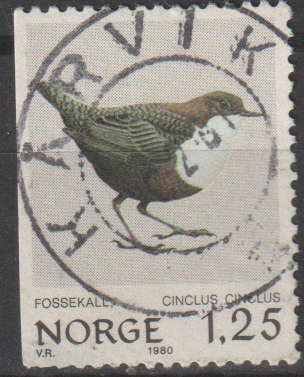 NORWAY 1980 Birds UNH SG 858