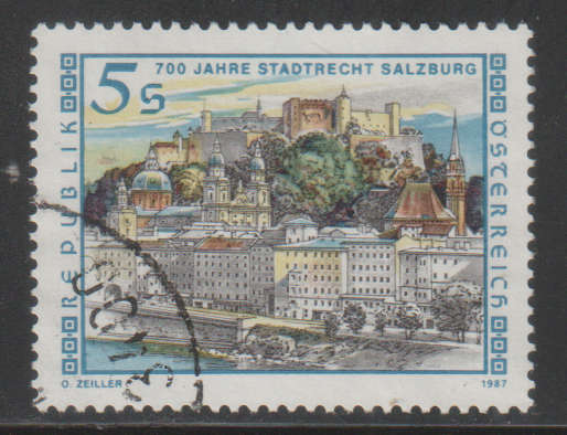 AUSTRIA 1987 The 700th Anniversary of Salzburg's Town Charter UNH SG 2122