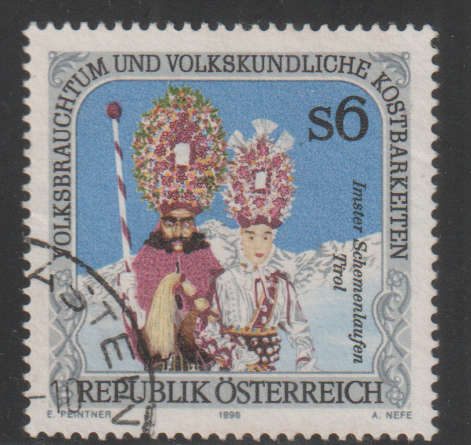 AUSTRIA 1996 National Customs and Folklore Treasures UNH SG 2418