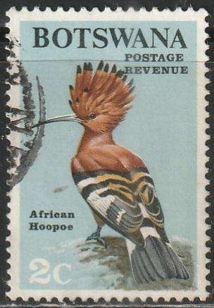 BOTSWANA 1967 Birds ULH SG 221