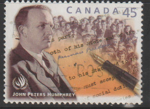CANADA 1998 The 50th Anniversary of Universal Declaration of Human Rights ULH SG 1856