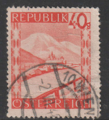 AUSTRIA 1947 Landscapes Stamps of 1945-1947 in New Colors UNH SG 1078