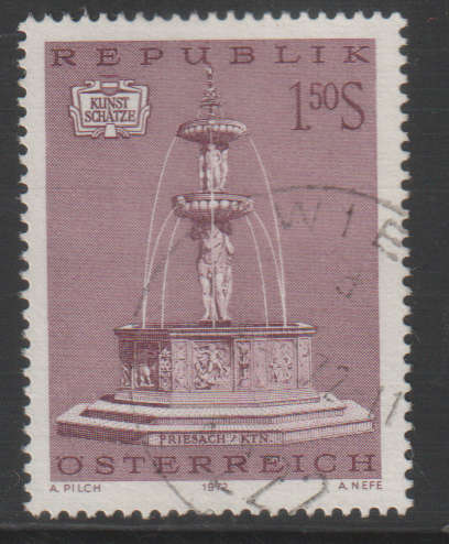 AUSTRIA 1972 Art Treasures in Austria UNH SG 1632