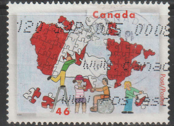 CANADA 2000 "Stampin' the Future" - Children's Stamp Design Competition ULH SG 2008