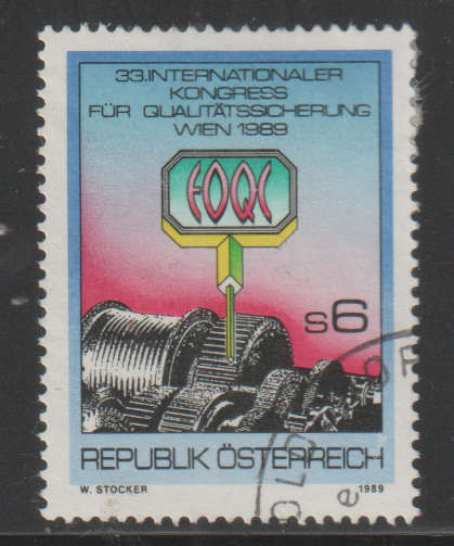 AUSTRIA 1989 The 33rd E.O.Q.C. Convention UNH SG 2208