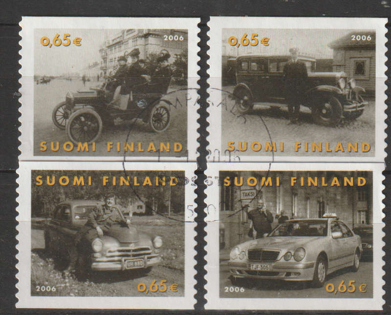FINLAND  2006 The 100th Anniversary of Taxi-Transport in Finland ULH SG 1805-8