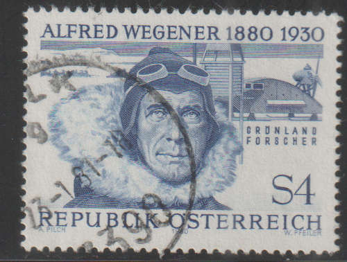 AUSTRIA 1980 The 100th Anniversary of Alfred Wegener UNH SG 1888