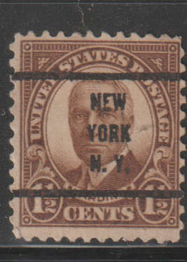 USA PRE CANCEL NEW YORK NY