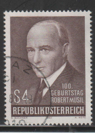 AUSTRIA 1980 The 100th Anniversary of the Birth of Robert Musil UNH SG 1889