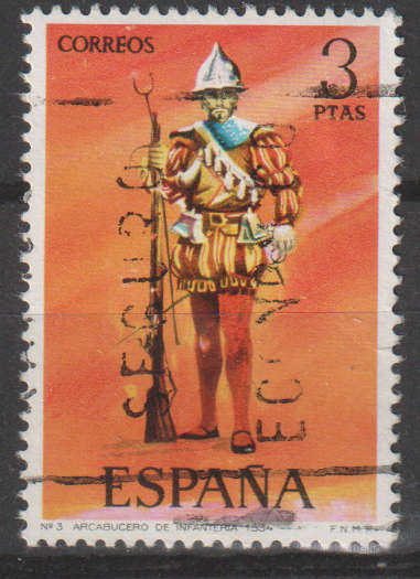 SPAIN 1973 Military Uniforms - Holy Fraternity of Castille UNH SG 2199