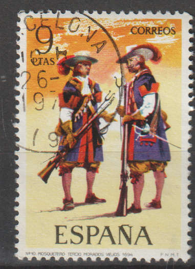 SPAIN 1974 Military Uniforms UNH SG 2229